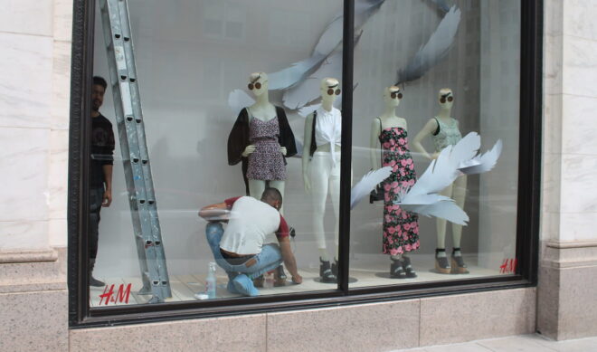 Designing a window display