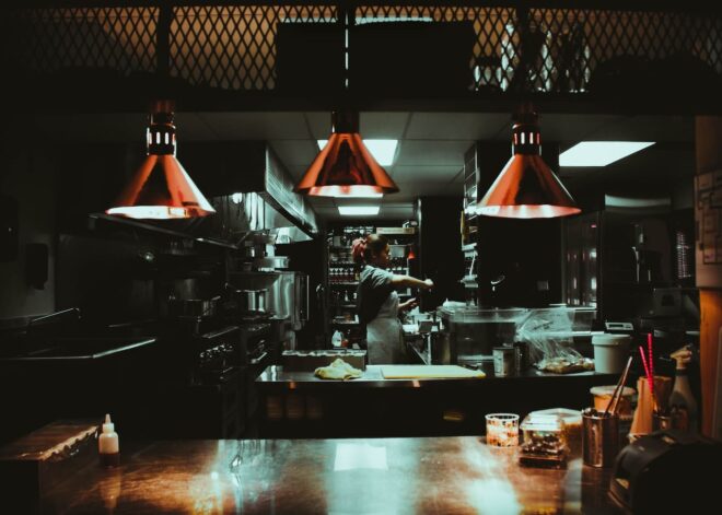 Chef in kitchen