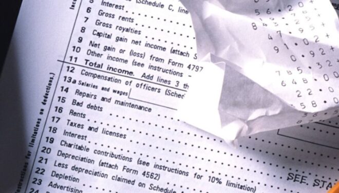 Tax return and receipt