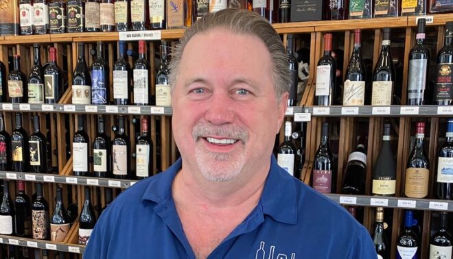 Portrait of Todd Delaune, owner of The Red, White & Brew