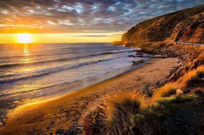 Sunrise at the beach