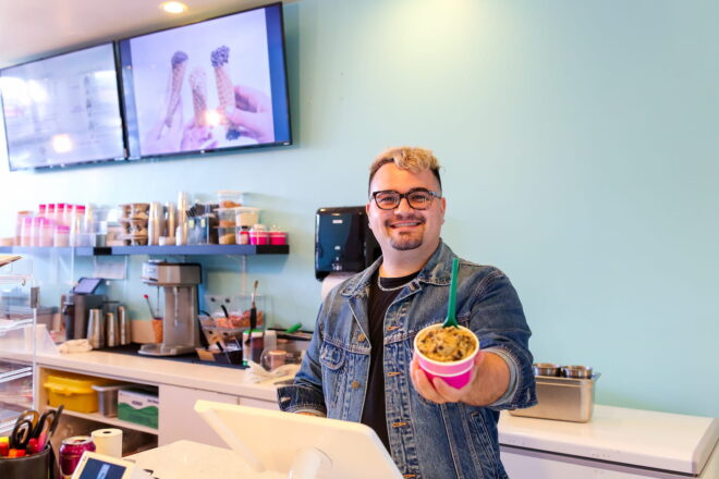 Owner of Out the Dough