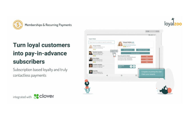 Screenshot of Loyalzoo's subscription platform