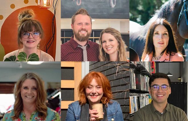 Collage of retailers who use Clover POS